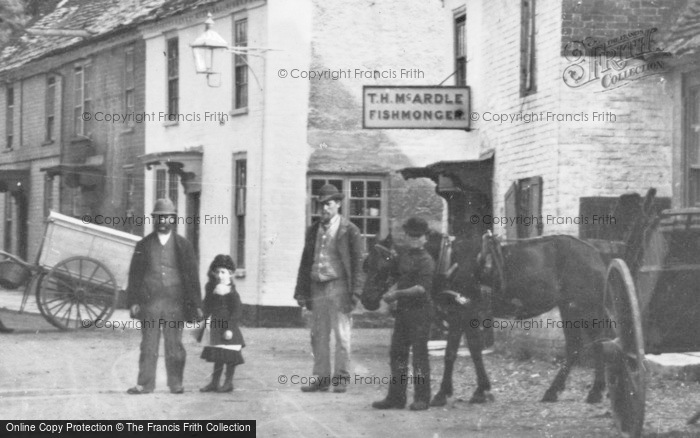 Photo of Christchurch, Fishmonger's In Church Street 1883