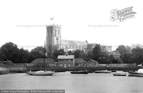 Photo of Christchurch, From The Stour 1900