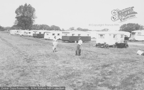 Photo of Christchurch, Grove Farm Meadow Caravan Park, Stour Way c.1955