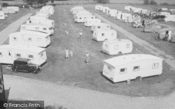 Grove Farm Meadow Caravan Site c.1955, Christchurch