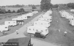 Grove Farm Meadow Caravan Site c.1955, Christchurch