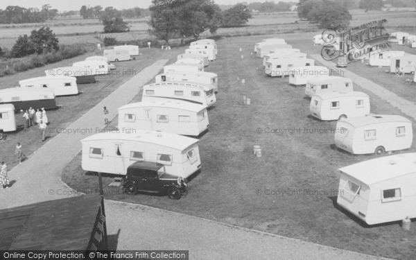 Photo of Christchurch, Grove Farm Meadow Caravan Site c.1955
