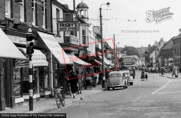 Photo of Christchurch, High Street c.1955