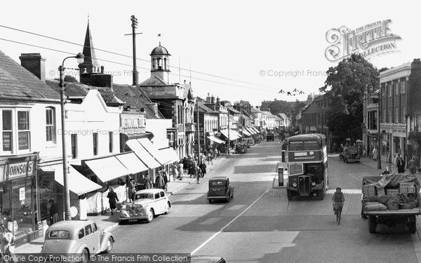 Photo of Christchurch, High Street c1955