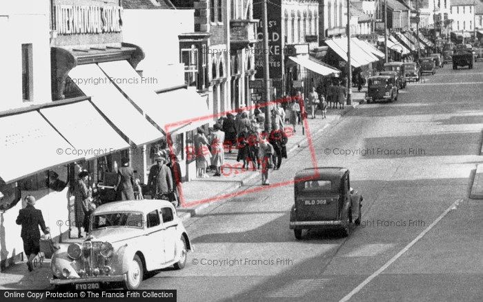 Photo of Christchurch, High Street c.1955