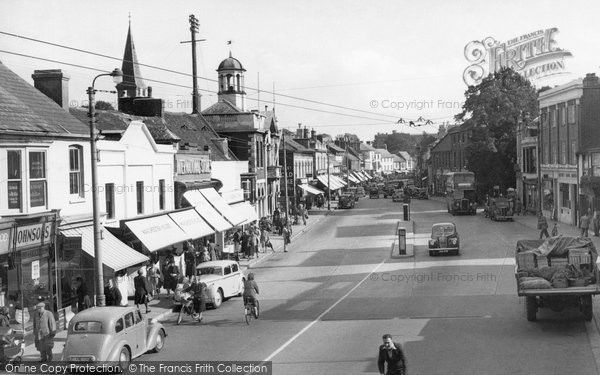 Photo of Christchurch, High Street c.1955