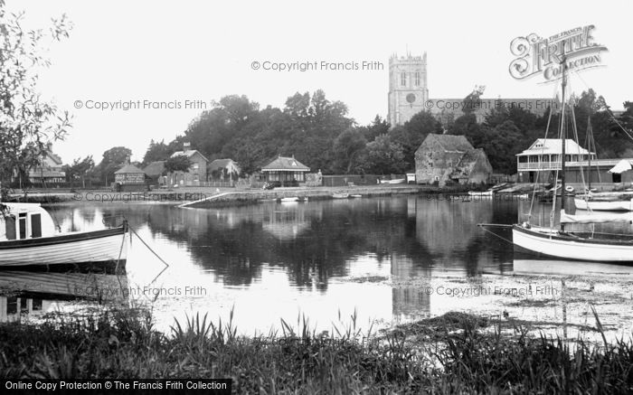 Photo of Christchurch, Priory Church And Quay 1918