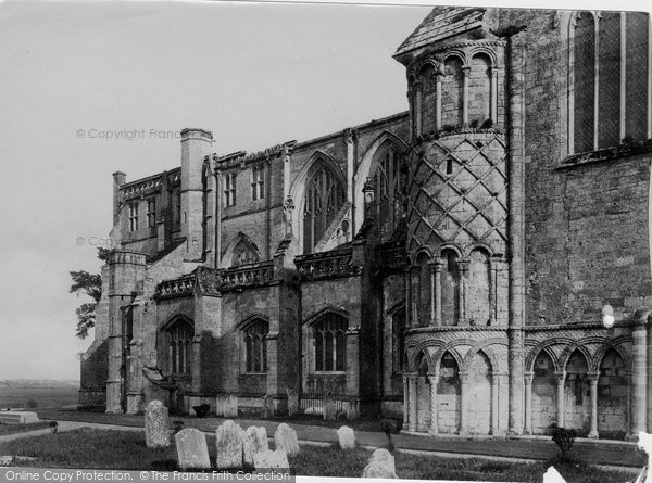 Photo of Christchurch, Priory Church East End 1890