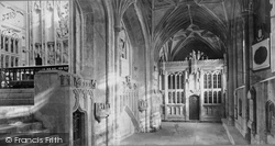 Priory Church, South Choir Aisle c.1871, Christchurch