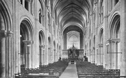 Priory Church, The Nave 1918, Christchurch
