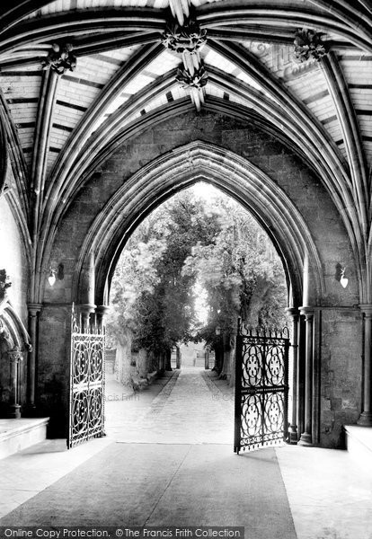 Photo of Christchurch, Priory Church, The North Porch 1918