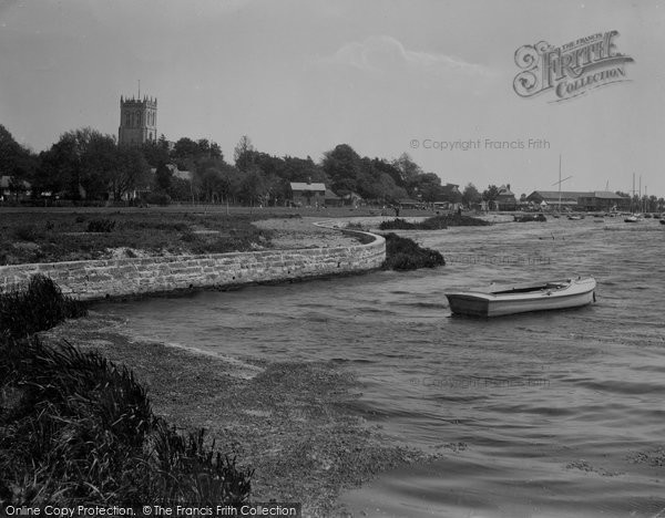 Photo of Christchurch, Priory From The River Stour 1934
