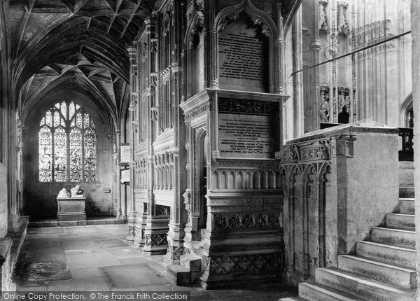 Photo of Christchurch, Priory, North Choir Aisle & Salisbury Chantry 1890