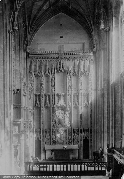 Photo of Christchurch, Prioty, Reredos 1892