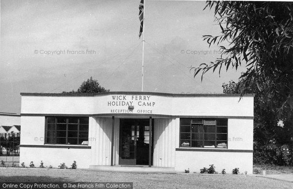 Photo of Christchurch, Reception Office, Wick Ferry Holiday Camp c.1955