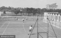 Tennis, Wick Ferry Holiday Camp c.1955, Christchurch
