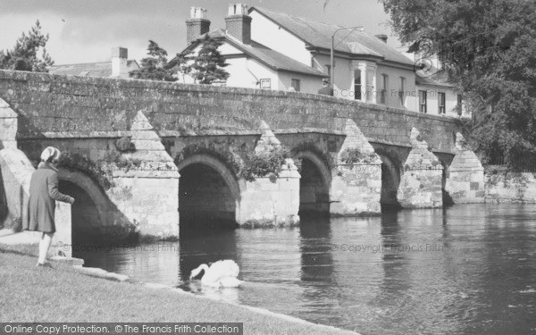 Photo of Christchurch, The Bridge c.1960