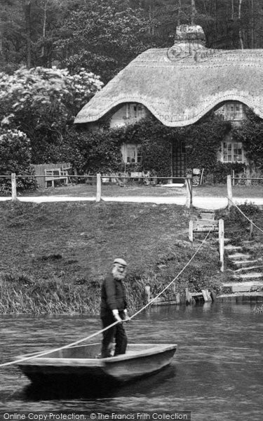 Photo of Christchurch, the Ferryman, Blackwater Ferry 1900