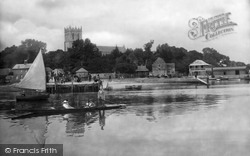 The Priory And River 1918, Christchurch