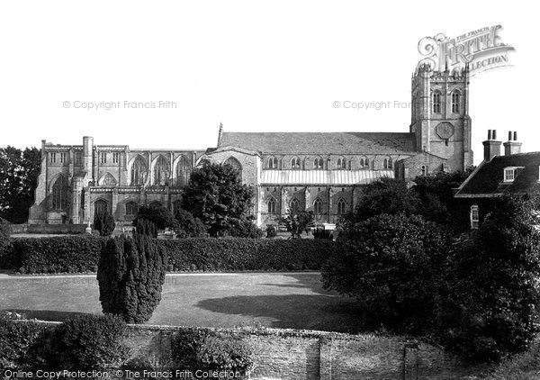Photo of Christchurch, The Priory Church From The Castle 1906