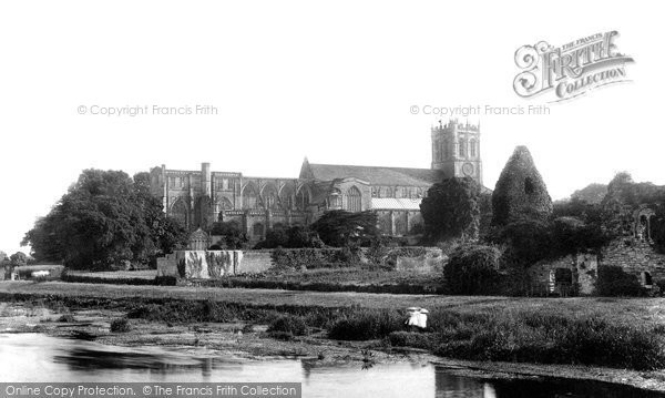 Photo of Christchurch, The Priory Church From The Town Bridge 1906