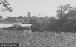 The Priory From Wick Ferry c.1955, Christchurch