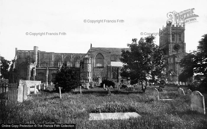 Photo of Christchurch, The Priory, North Side 1890