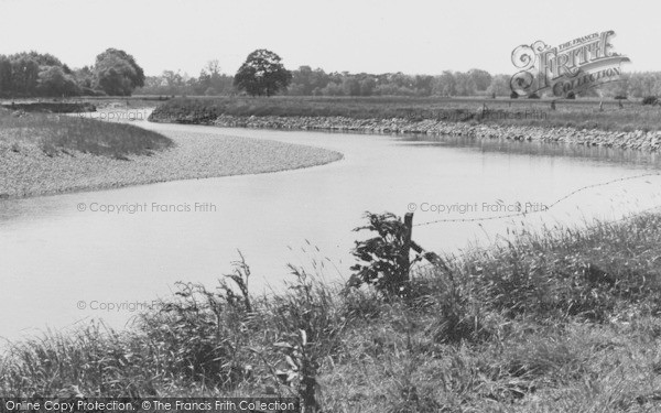 Photo of Christchurch, The River, Grove Farm Meadow Caravan Park, Stour Way c.1955