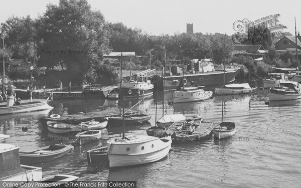 Photo of Christchurch, The River Stour c.1955