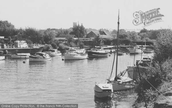 Photo of Christchurch, The River Stour c.1955
