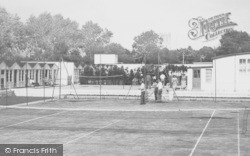The Tennis Courts, Wick Ferry Holiday Camp c.1955, Christchurch