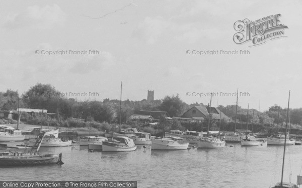 Photo of Christchurch, View From Tuckton Bridge c.1955