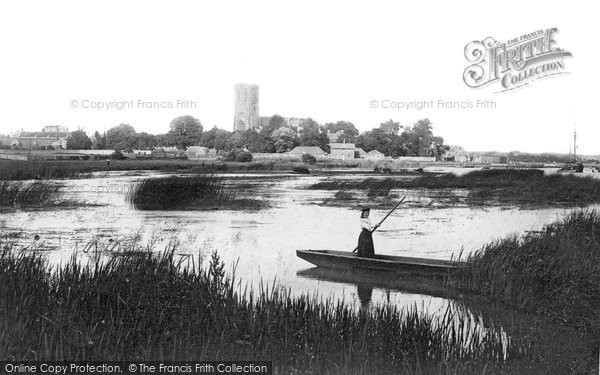 Photo of Christchurch, View From Wick 1903