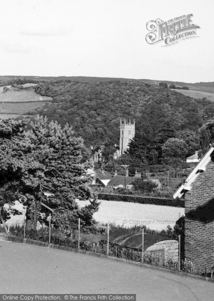 Photo of Christow, The Church From The School c.1965