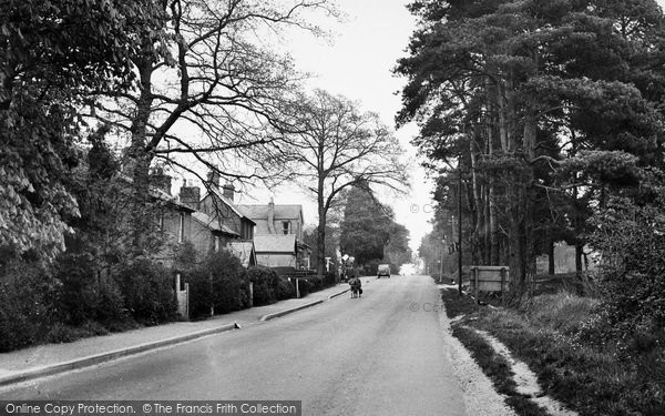Photo of Church Crookham, Aldershot Road c.1955