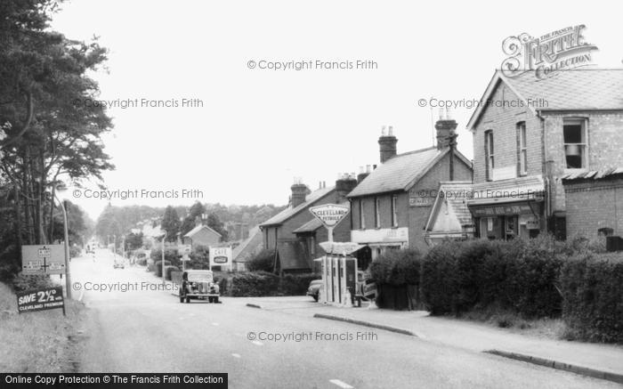 Photo of Church Crookham, Aldershot Road Filling Station c.1960