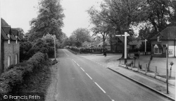 Aldershot Road From The Wyvern c.1960, Church Crookham