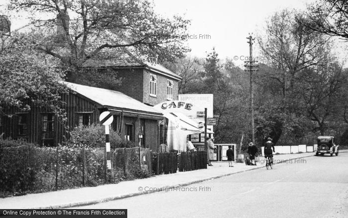 Photo of Church Crookham, Cafe, Beacon Hill Road c.1955