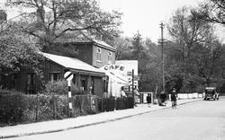 Cafe, Beacon Hill Road c.1955, Church Crookham