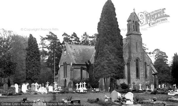 Photo of Church Crookham, Christ Church c.1955