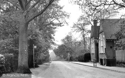 Church Crookham, Gally Hill Road c1955