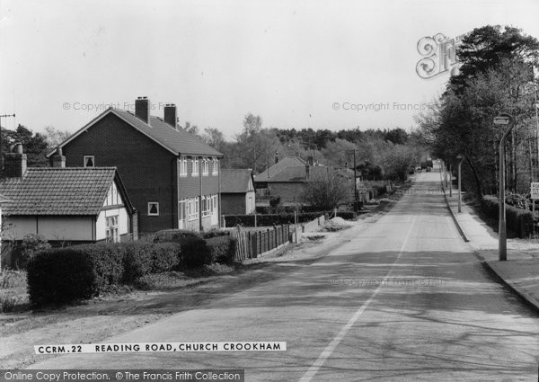 Photo of Church Crookham, Reading Road c.1960
