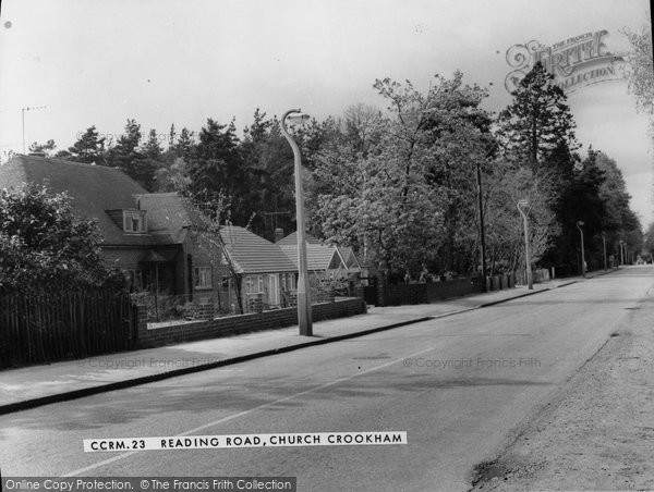 Photo of Church Crookham, Reading Road c.1960