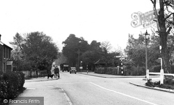 The Cross Road c.1955, Church Crookham