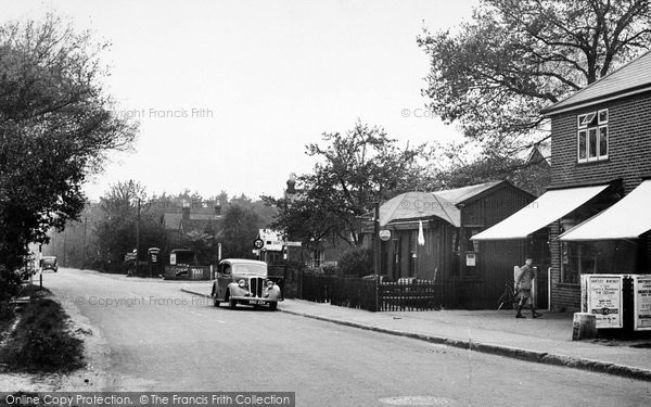 Photo of Church Crookham, The Cross Road c.1955