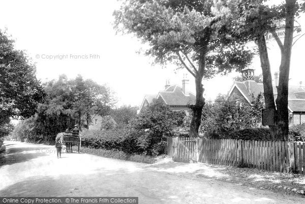 Photo of Church Crookham, View Near Schools 1906
