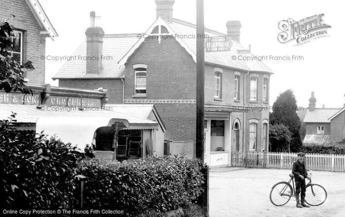 Photo of Church Crookham, Village Shops 1910