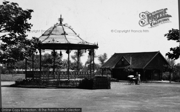 Photo of Church Gresley, Park Bandstand And Pavilion c.1955