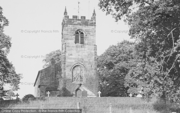 Photo of Church Lawton, All Saints Church c.1955