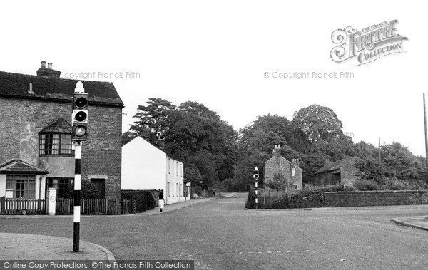 Photo of Church Lawton, The Crossroads c.1955